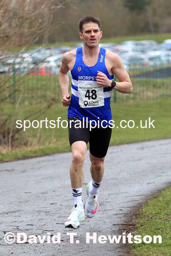 Senior Men and Veterans (Over 40s), 2023 NECAA Royal Signals Relays, Hetton le Hole, County Durham. Photo: David T. Hewitson/Sports for All Pics
